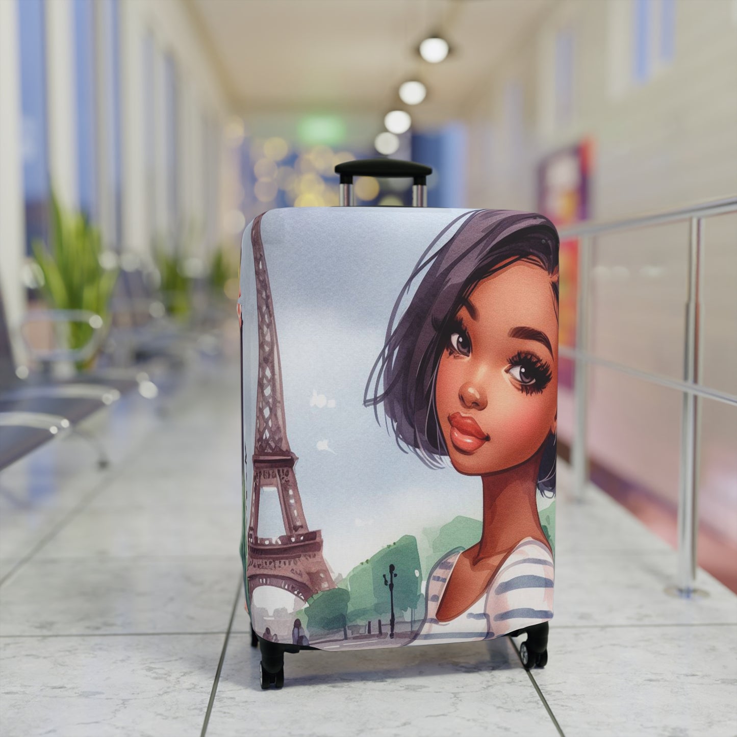 Luggage Cover, Just a Girl Who loves Travelling, awd-2102