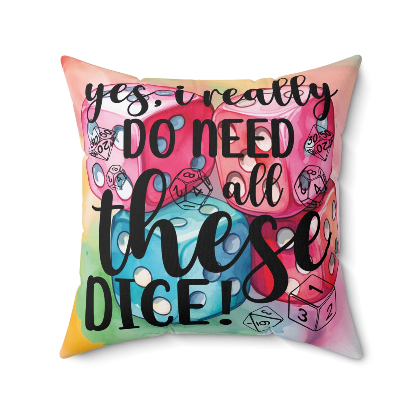 Yes I really do need all these Dice Cushion, Polyester Square Cushion, Christmas cushion