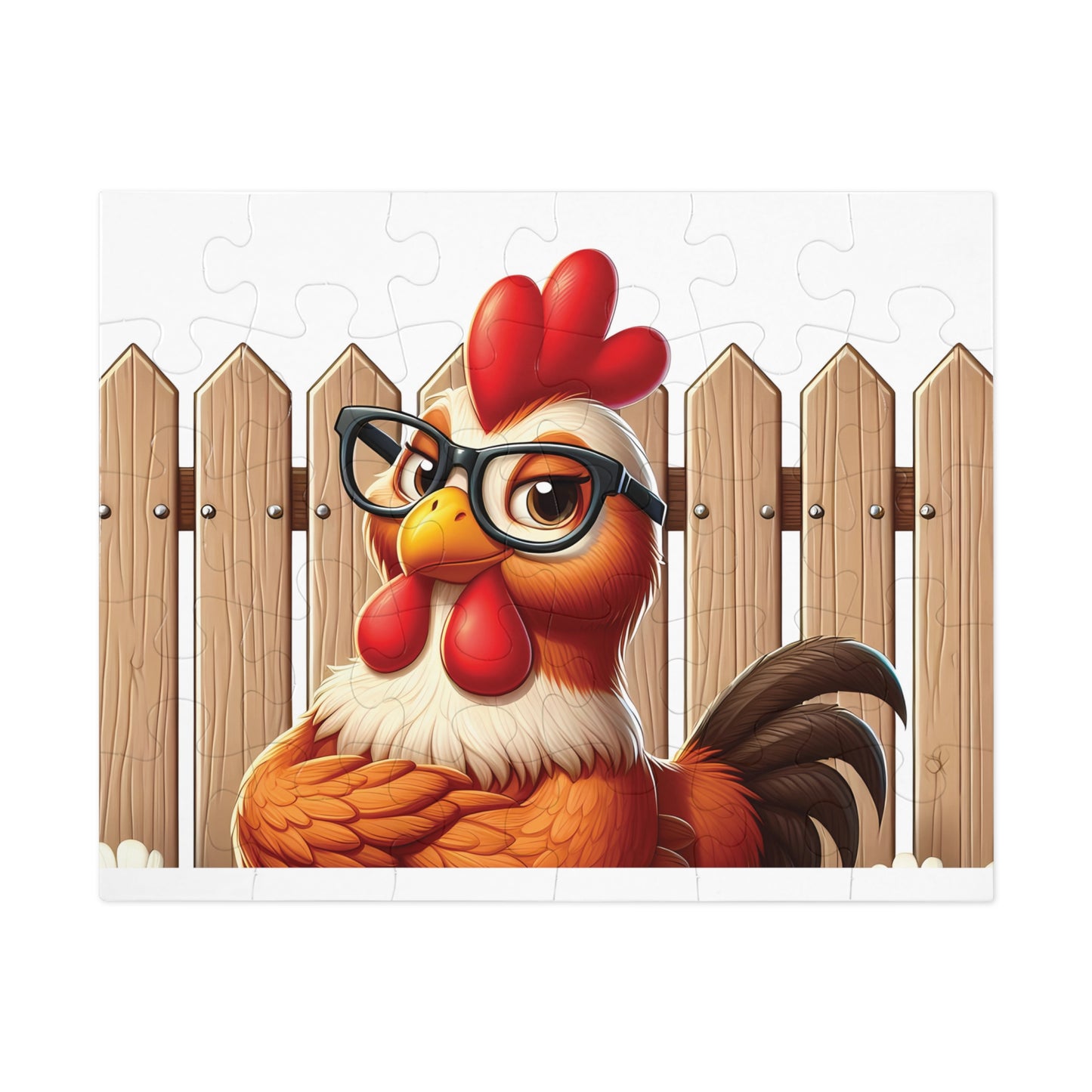 Jigsaw Puzzle, Chicken, Personalised/Non-Personalised (30, 110, 252, 500,1000-Piece)