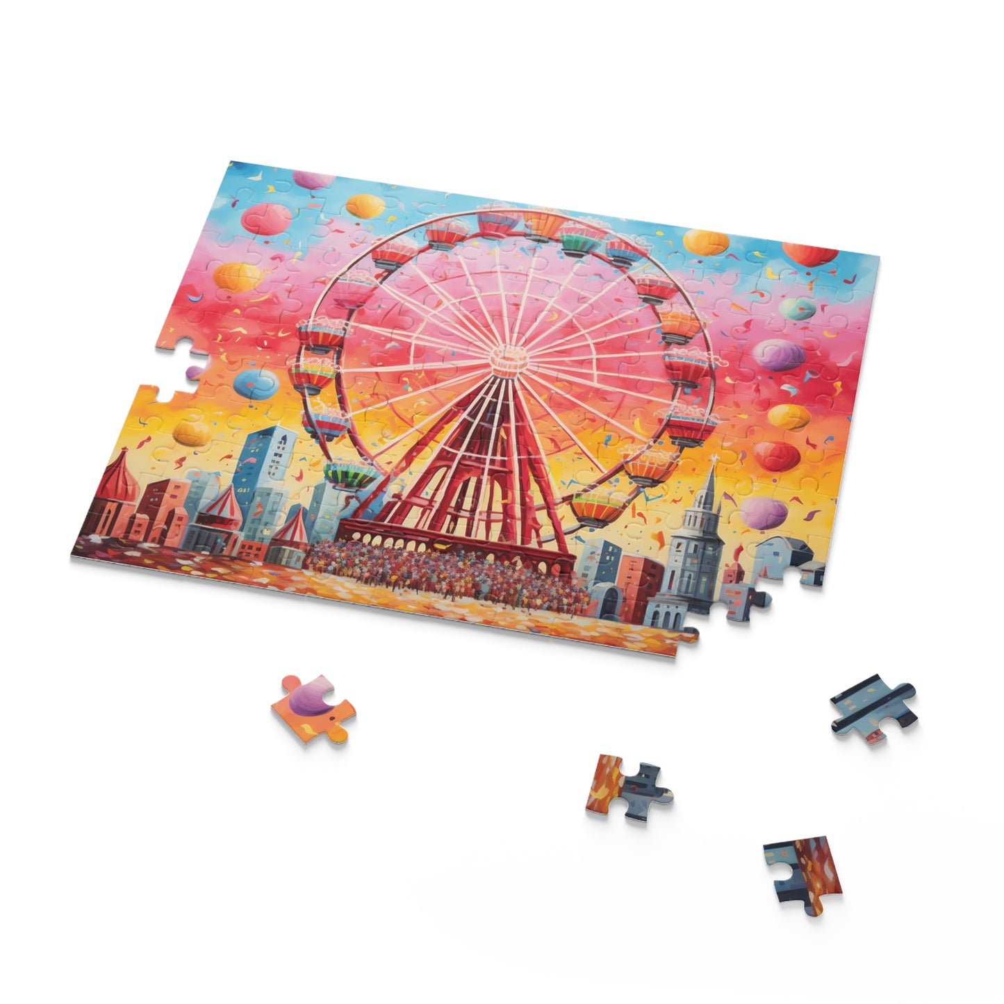 Personalised/Non-Personalised Puzzle, Carnival (120, 252, 500-Piece)