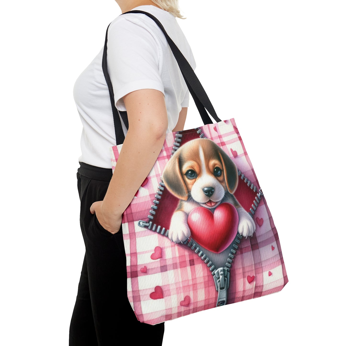 Tote Bag, Cute Dog, Personalised/Non-Personalised Tote bag