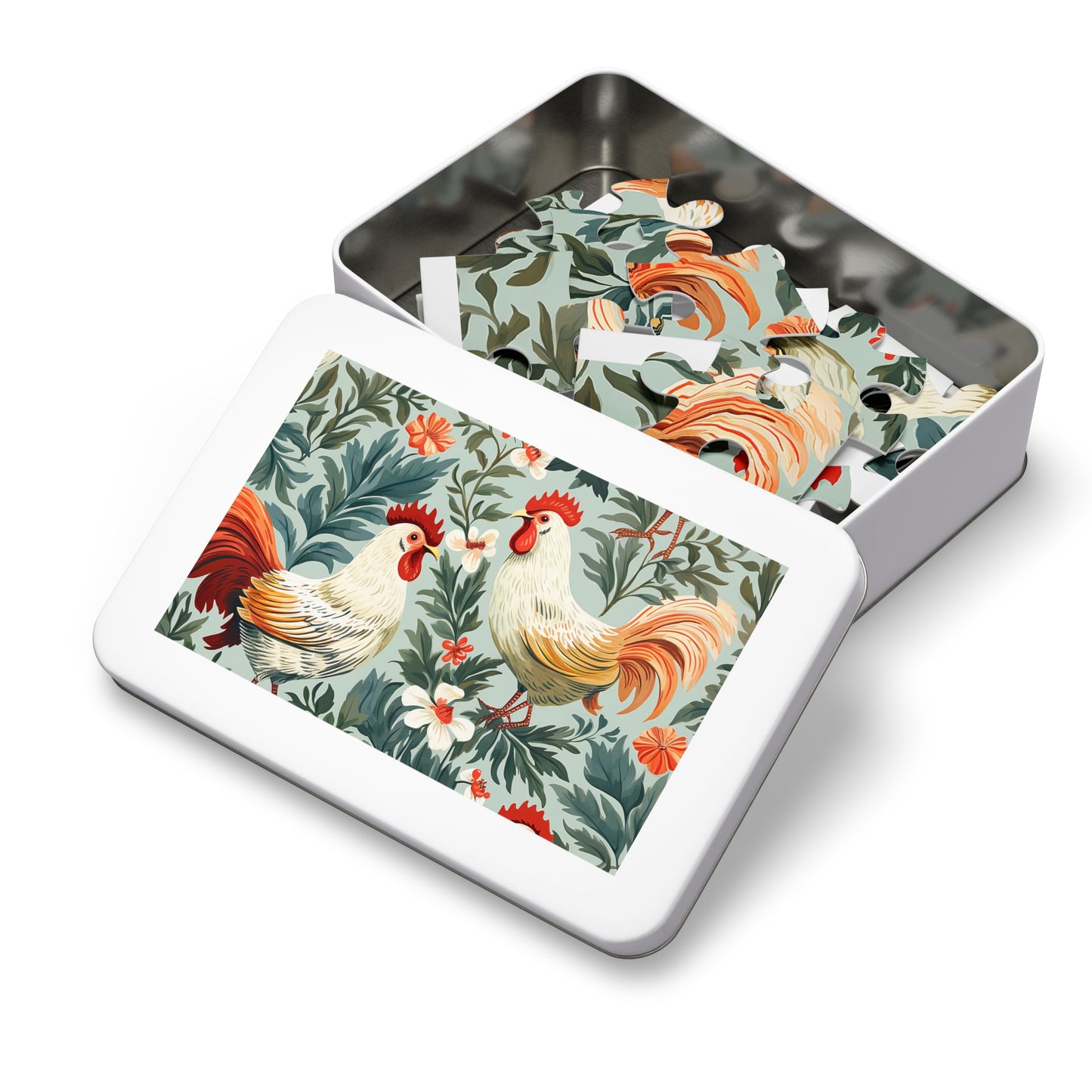 Jigsaw Puzzle, Chicken/Rooster, Personalised/Non-Personalised (30, 110, 252, 500,1000-Piece)