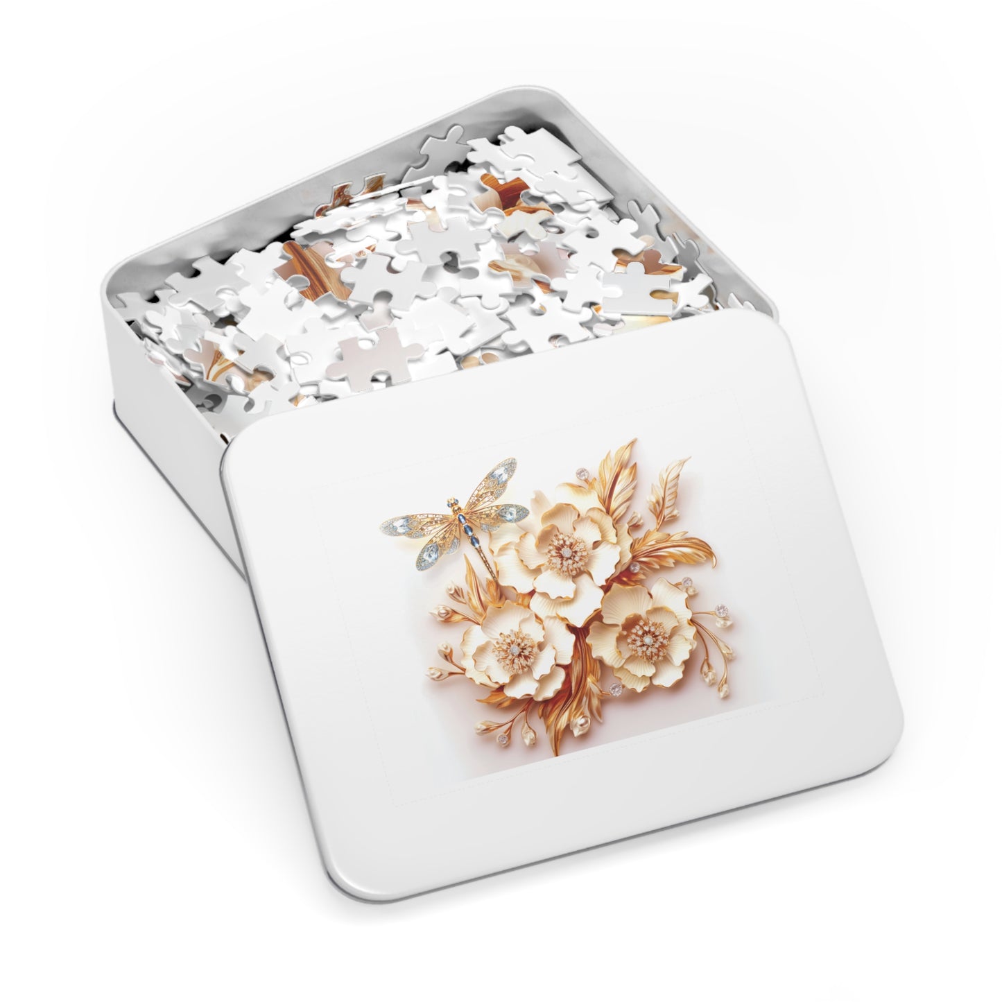 Jigsaw Puzzle, Floral, Personalised/Non-Personalised (30, 110, 252, 500,1000-Piece)