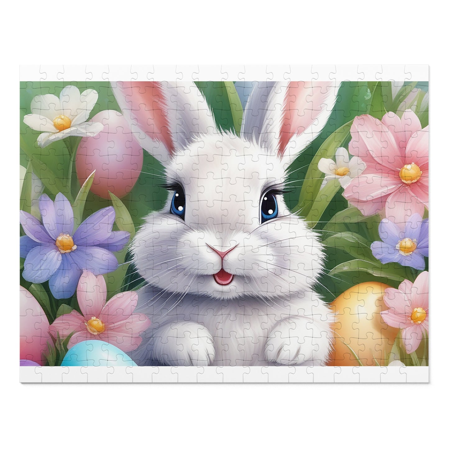 Puzzle, Easter, Rabbit, Personalised/Non-Personalised (30, 110, 252, 500,1000-Piece) awd-648