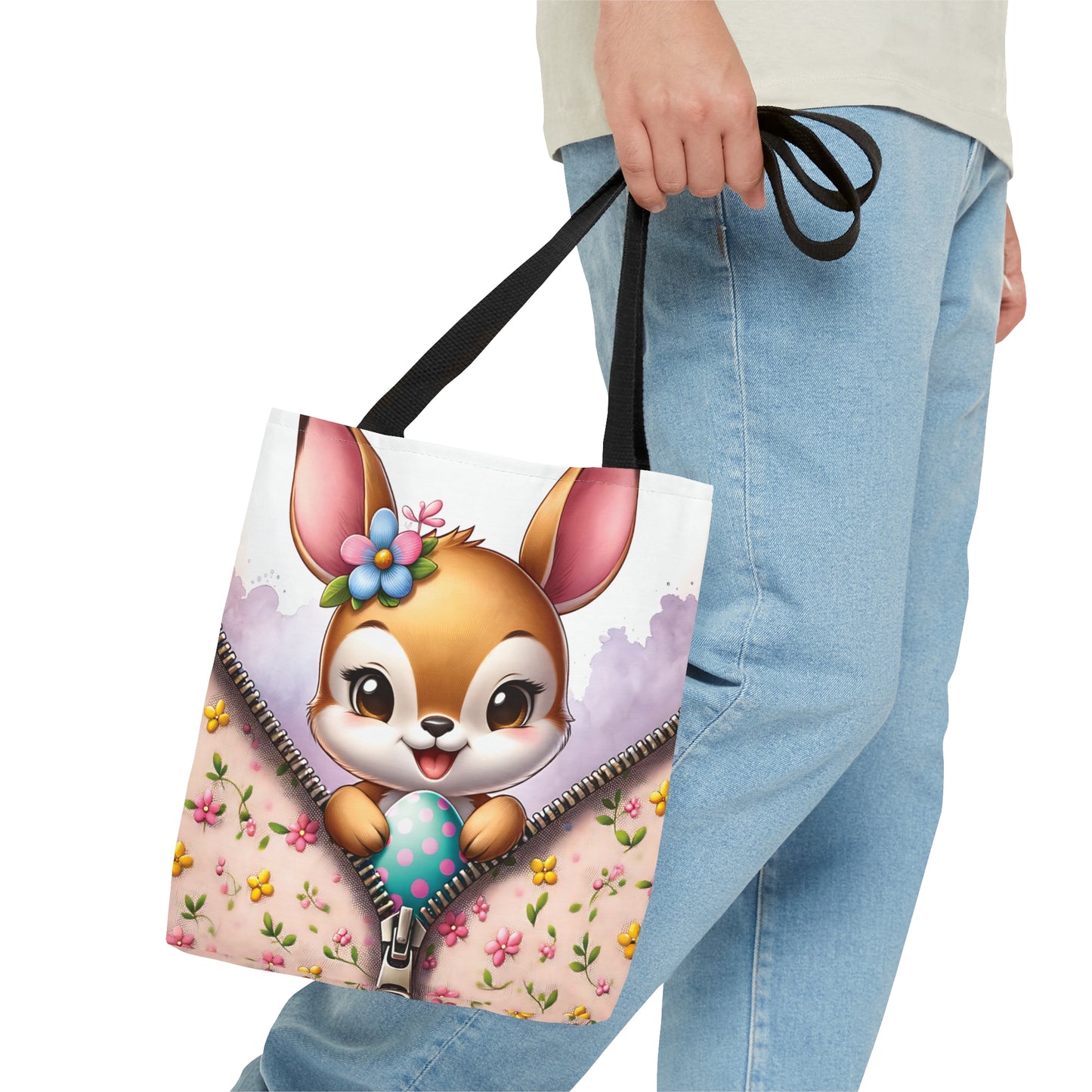 Tote Bag, Easter, Cute Deer, Personalised/Non-Personalised Tote bag