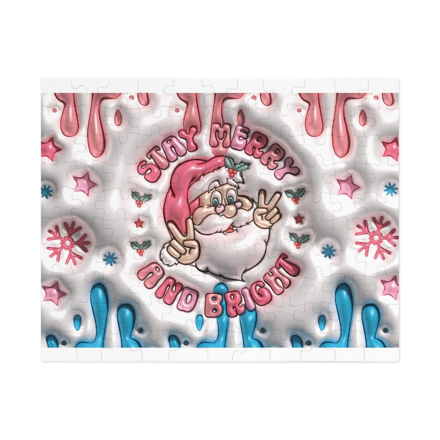 Jigsaw Puzzle, Christmas, Santa, Personalised/Non-Personalised (30, 110, 252, 500,1000-Piece)