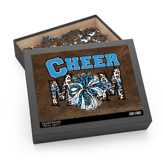 Personalised/Non-Personalised Puzzle, Cheer Mom (120, 252, 500-Piece)