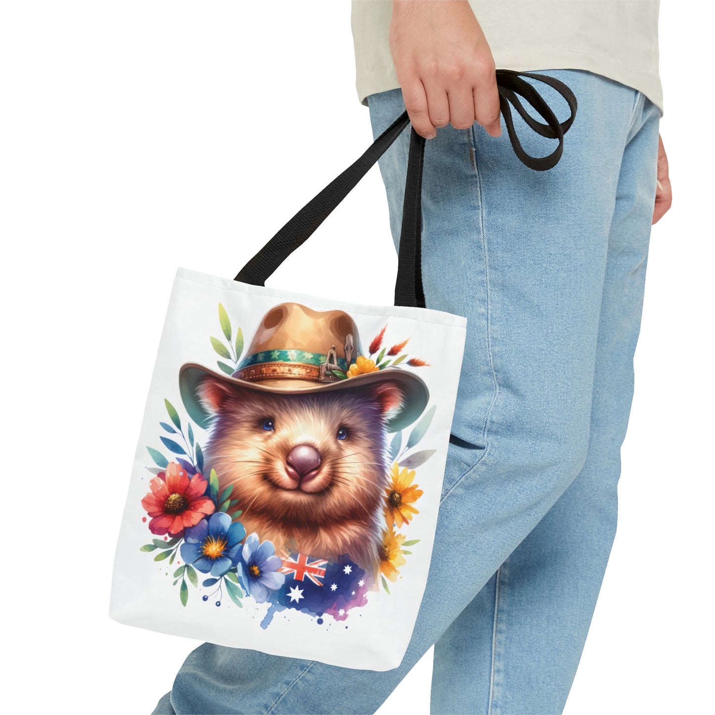 Tote Bag, Australian Animals, Wombat, Personalised/Non-Personalised Tote bag