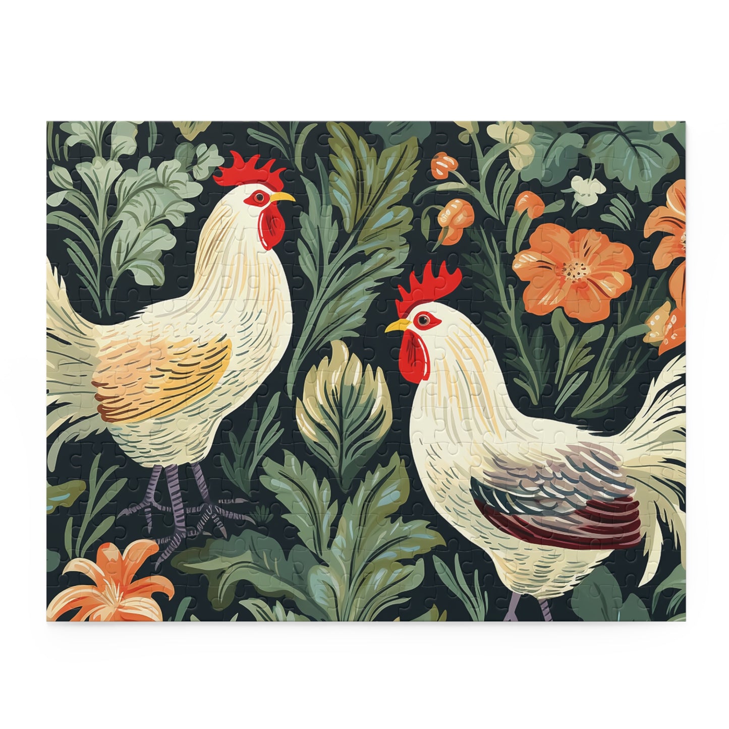 Personalised/Non-Personalised Puzzle, Chickens/Rooster (120, 252, 500-Piece)