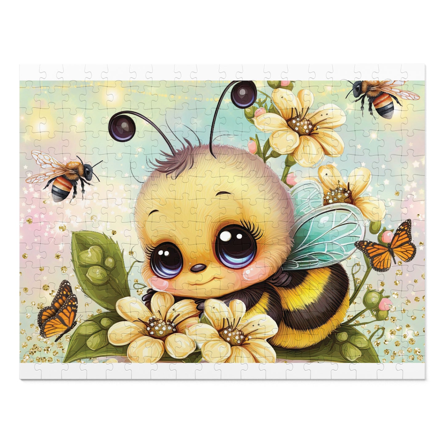 Puzzle, Bee, Personalised/Non-Personalised (30, 110, 252, 500,1000-Piece) awd-668