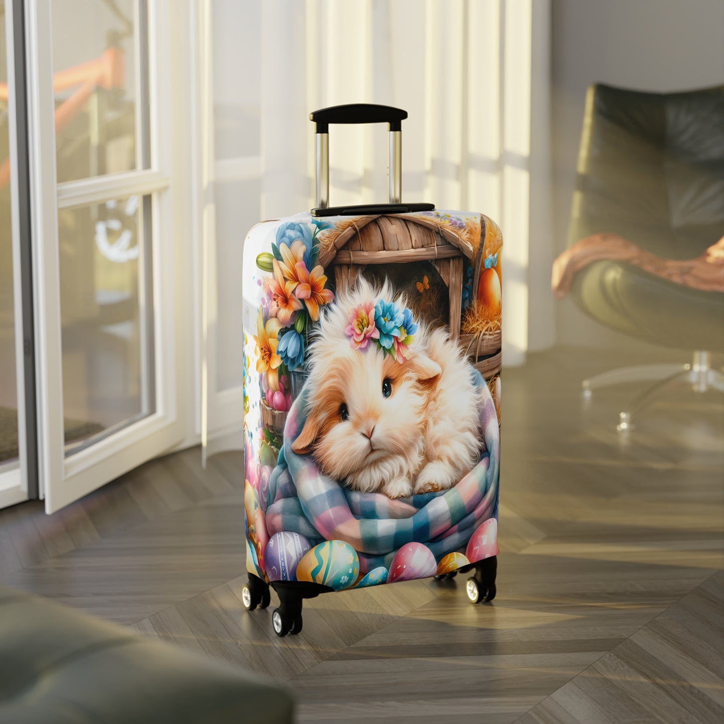 Luggage Cover, Easter, Rabbit, awd-1635