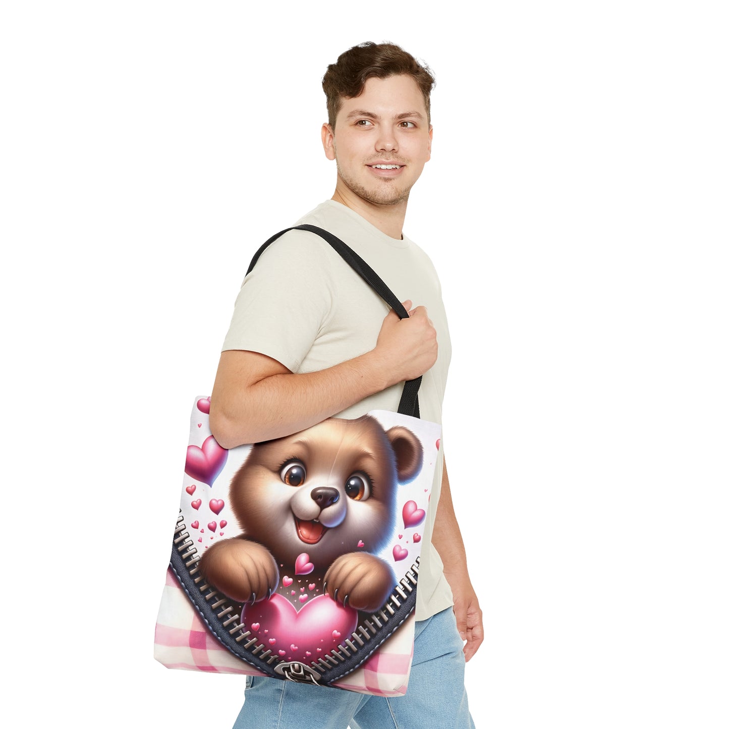 Tote Bag, Bear, Personalised/Non-Personalised Tote bag