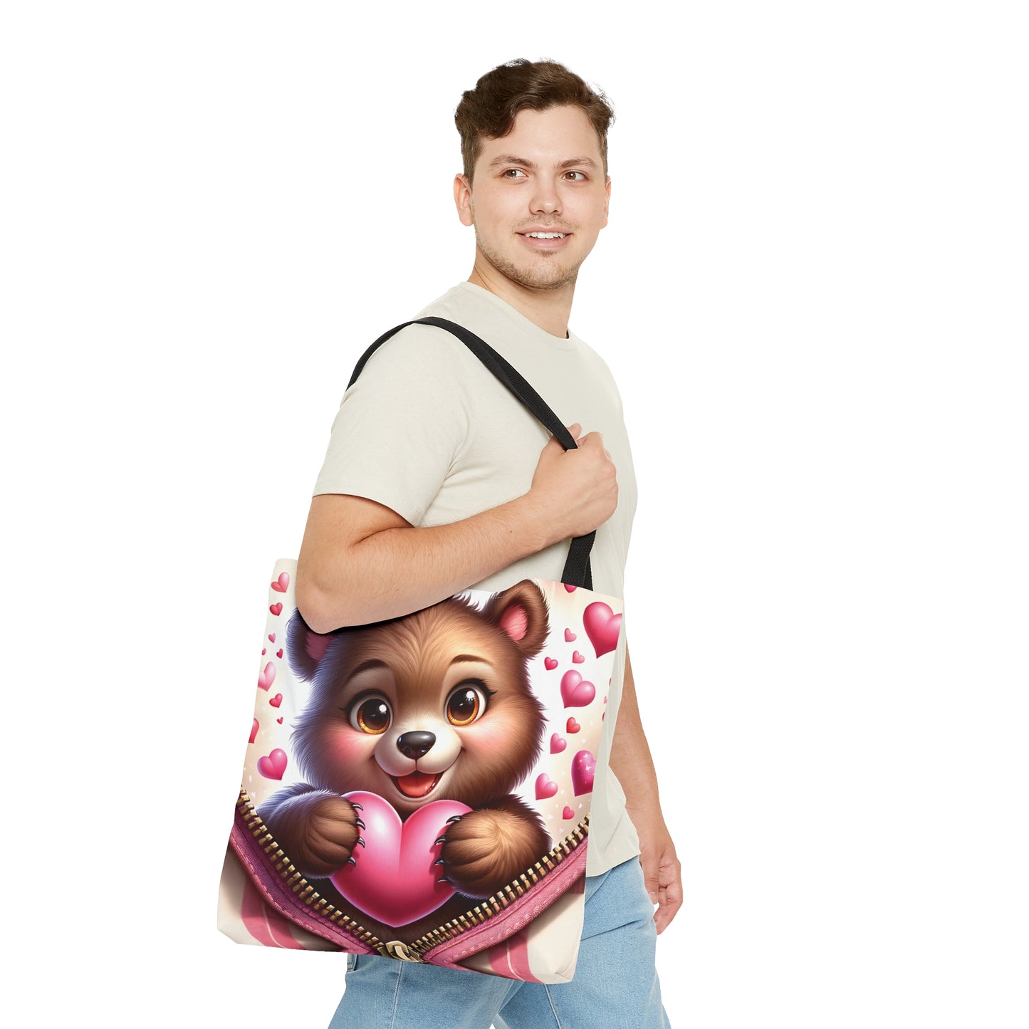 Tote Bag, Bear, Personalised/Non-Personalised Tote bag