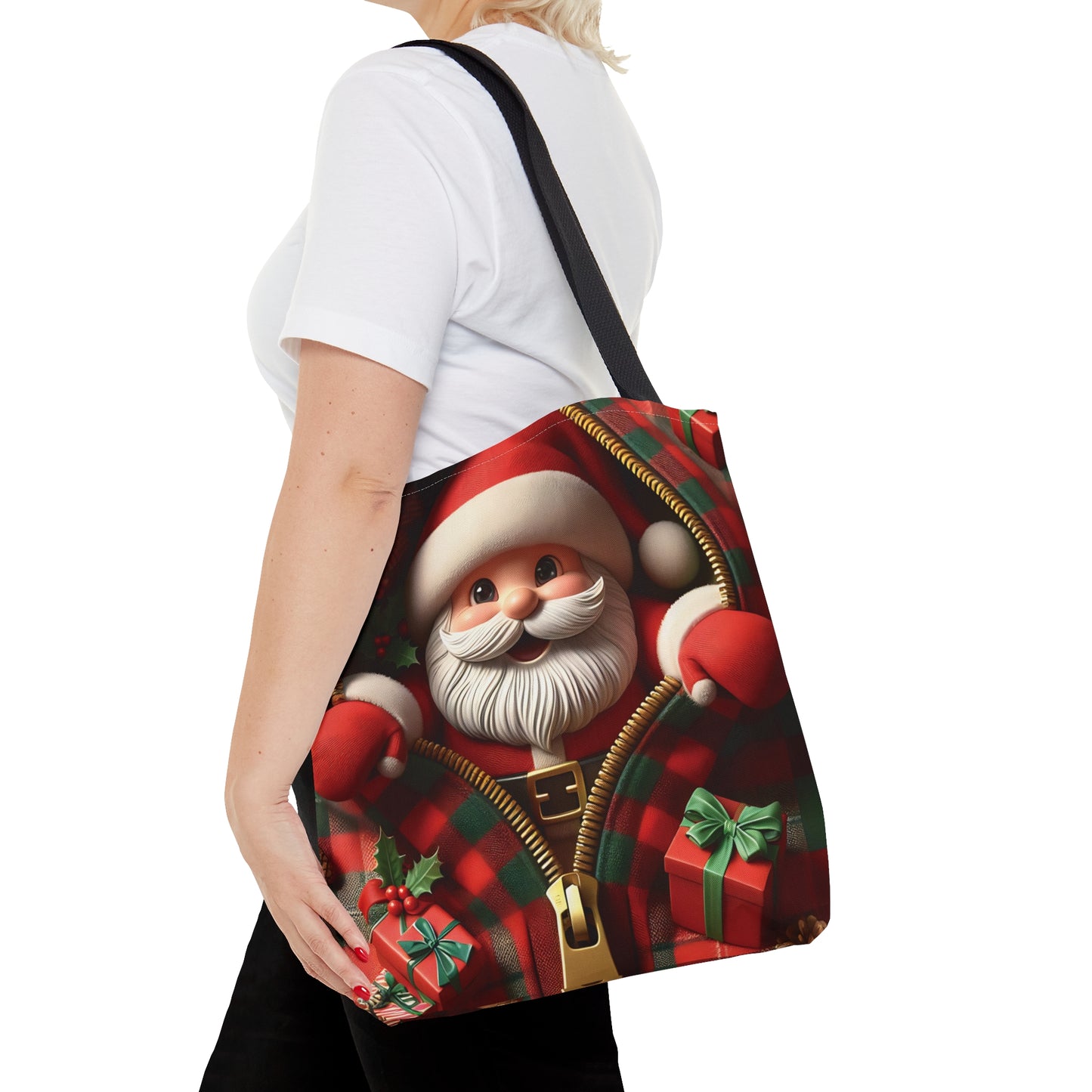 Tote Bag, Christmas, Santa, Personalised/Non-Personalised Tote bag