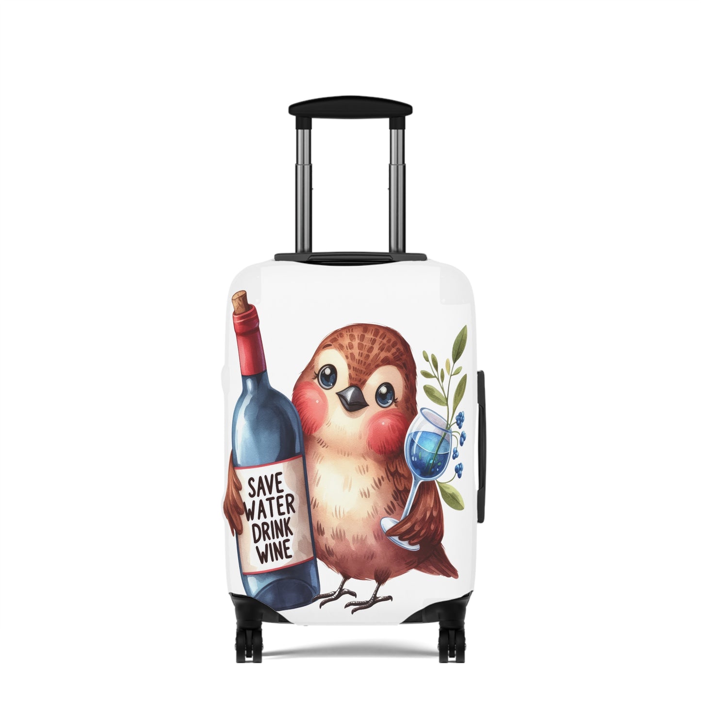 Luggage Cover, Cute Bird, awd-1642