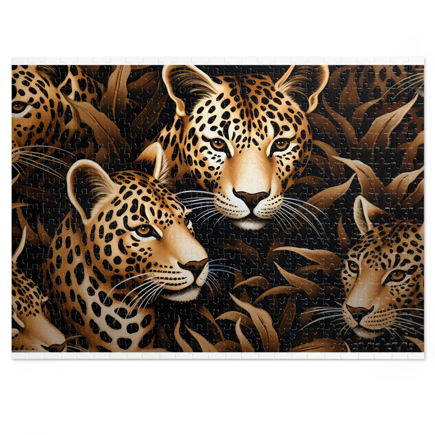 Jigsaw Puzzle, Leopard, Personalised/Non-Personalised (30, 110, 252, 500,1000-Piece)