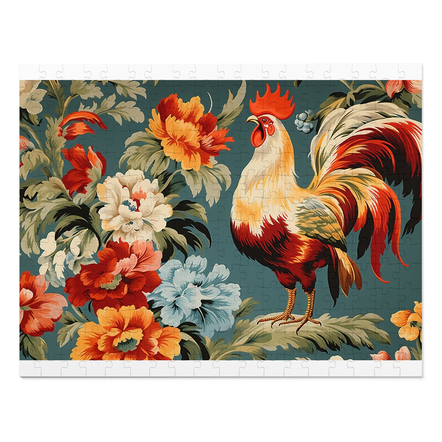 Jigsaw Puzzle, Chicken/Rooster, Personalised/Non-Personalised (30, 110, 252, 500,1000-Piece)