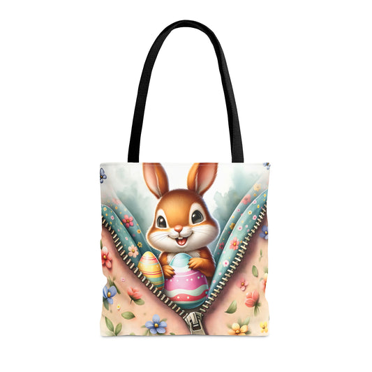 Tote Bag, Easter, Cute Rabbit, Personalised/Non-Personalised Tote bag