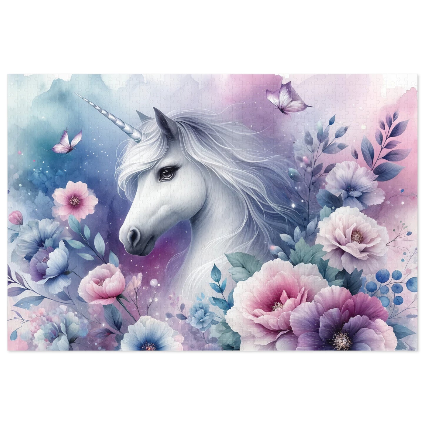 Jigsaw Puzzle, Unicorn, Personalised/Non-Personalised (30, 110, 252, 500,1000-Piece)