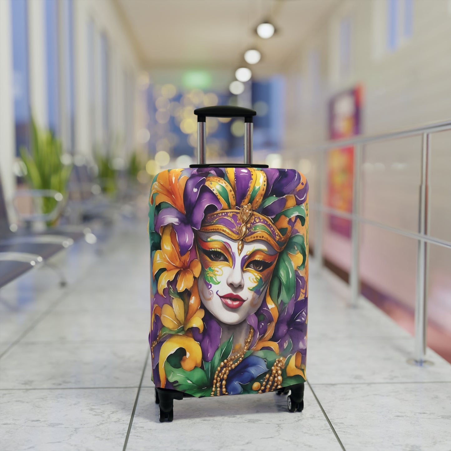 Luggage Cover, Mardi Gras, awd-442