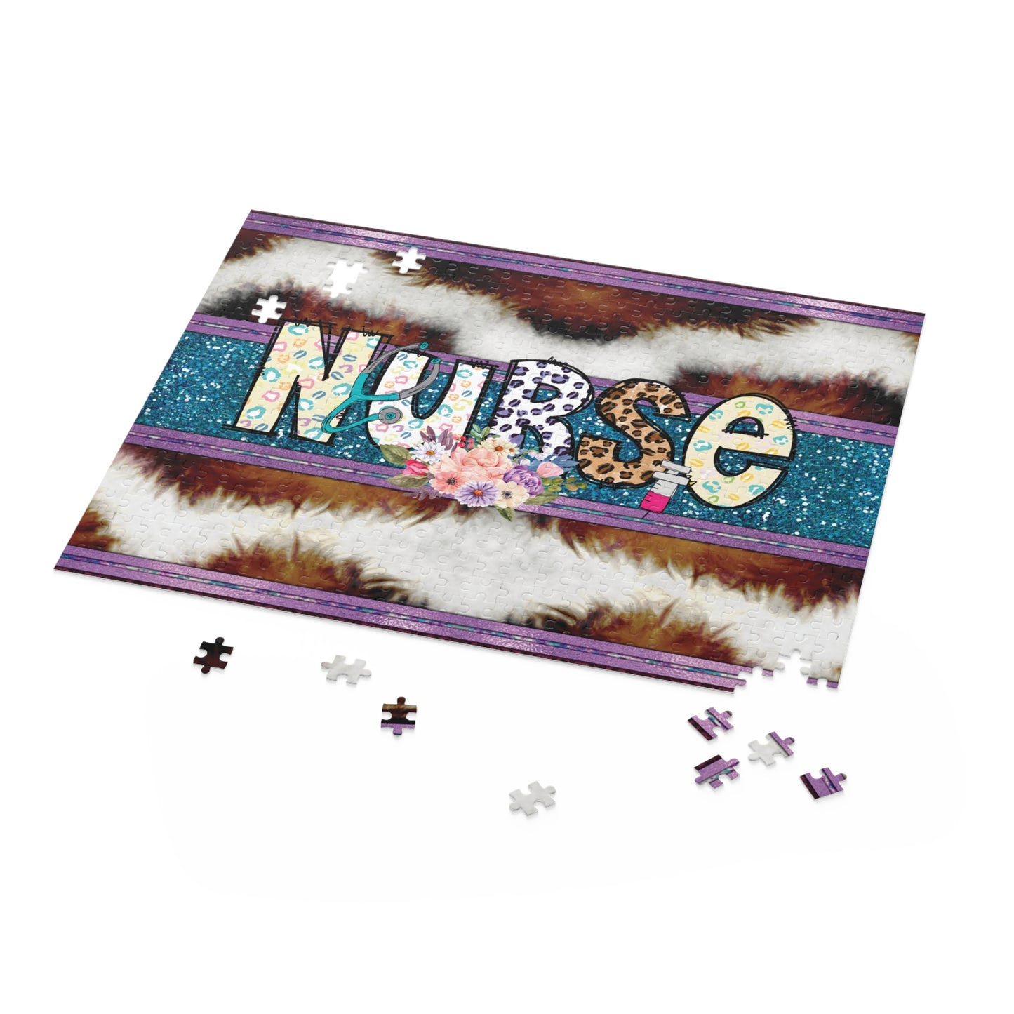 Personalised/Non-Personalised Puzzle, Nurse (120, 252, 500-Piece)