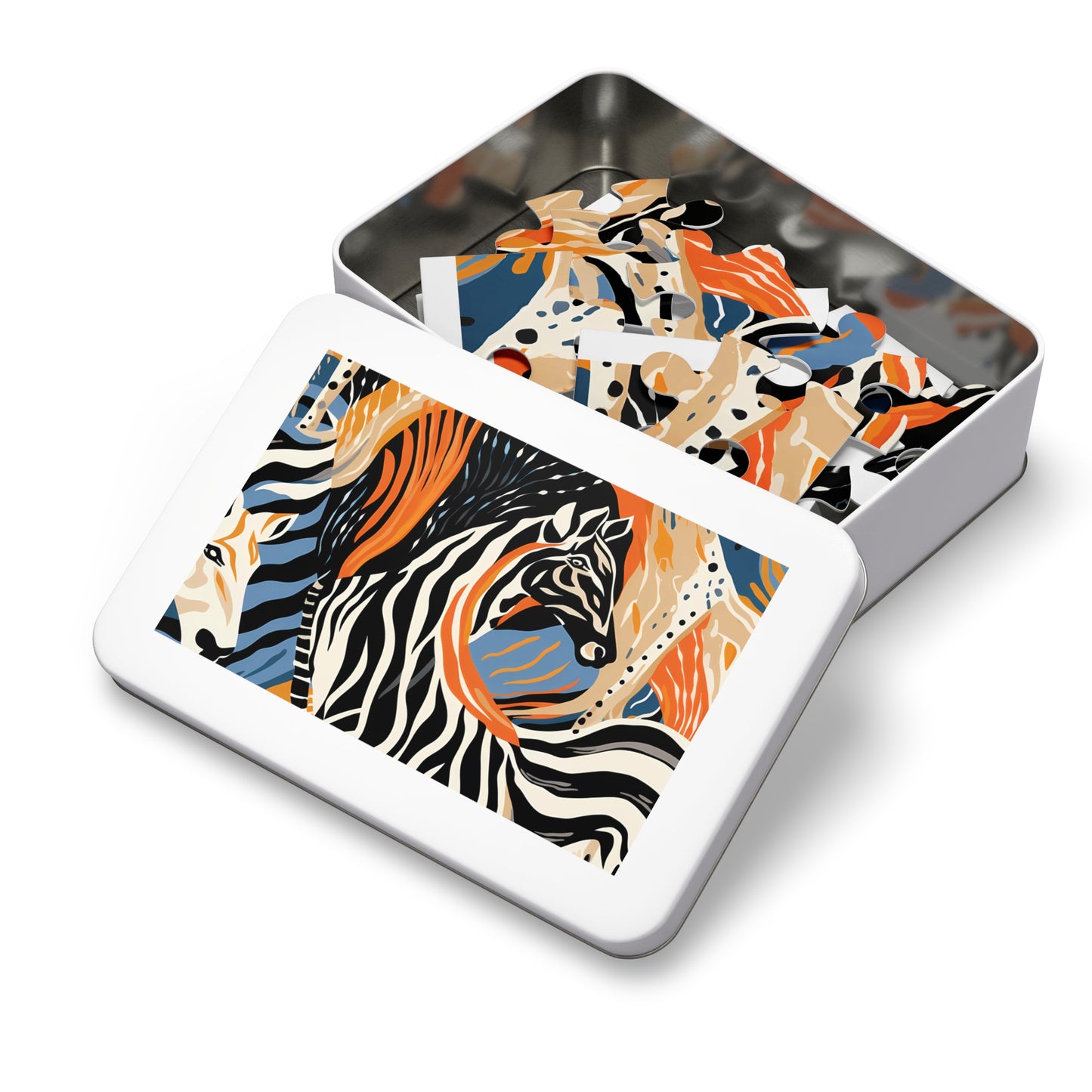 Jigsaw Puzzle, Zebra, Personalised/Non-Personalised (30, 110, 252, 500,1000-Piece)