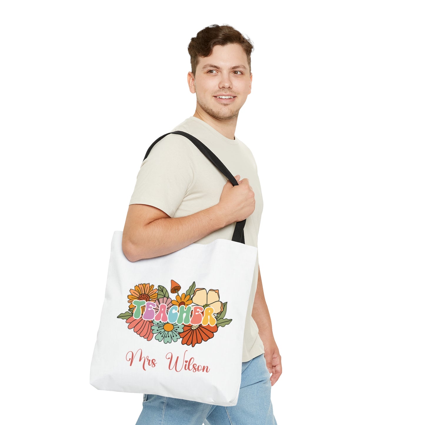 Personalised Tote Bag, Teacher Tote bag