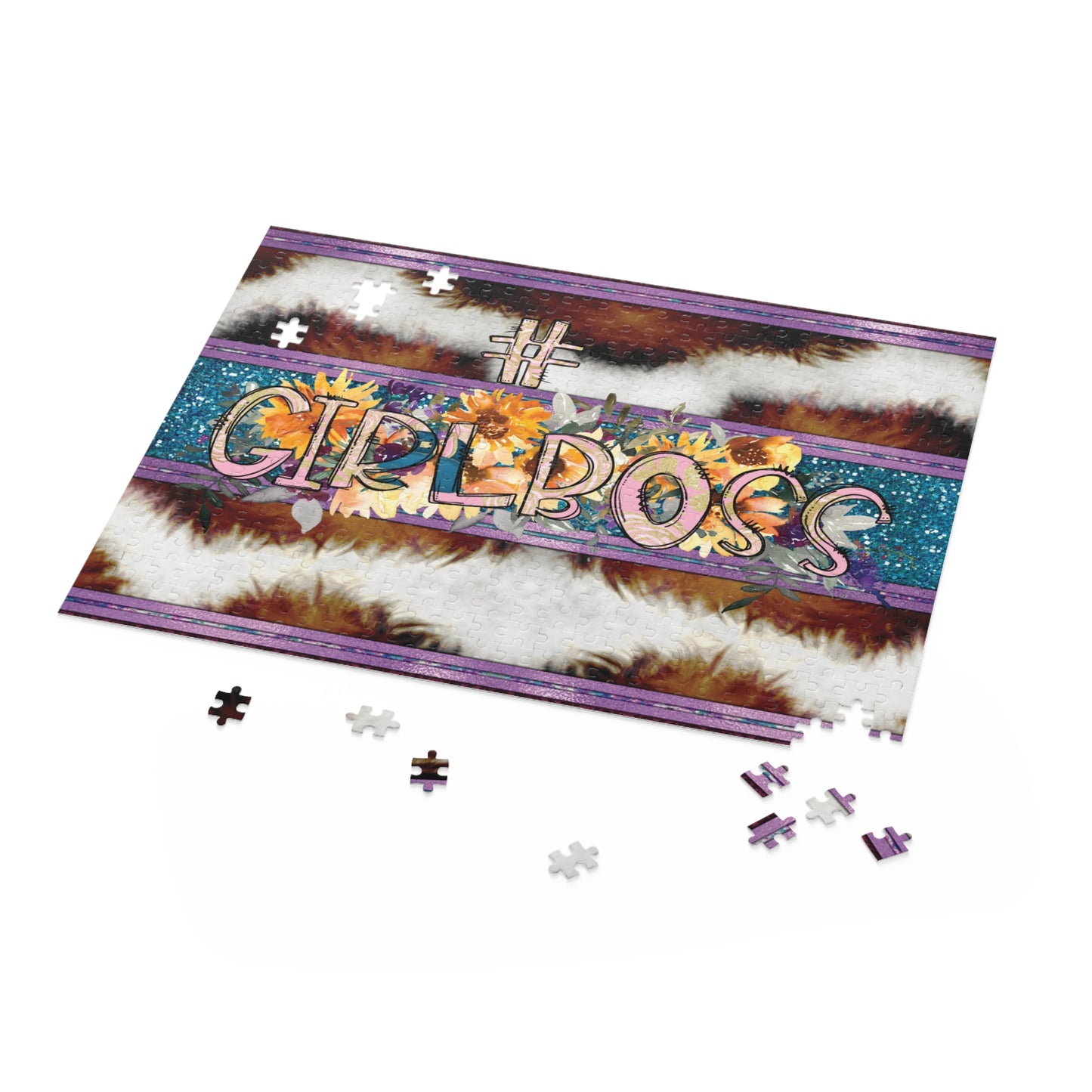 Personalised/Non-Personalised Puzzle, GirlBoss (120, 252, 500-Piece)