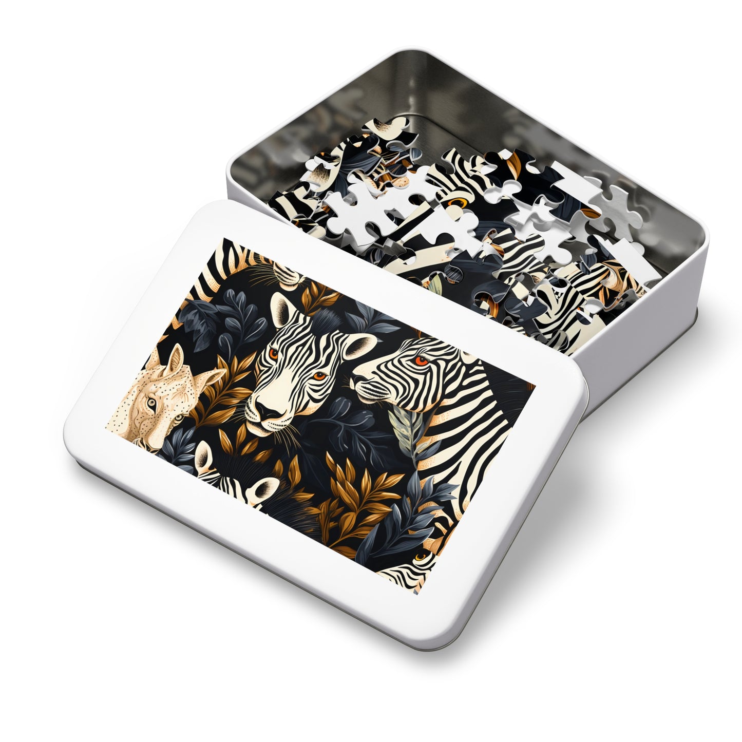 Jigsaw Puzzle, Zebra, Personalised/Non-Personalised (30, 110, 252, 500,1000-Piece)