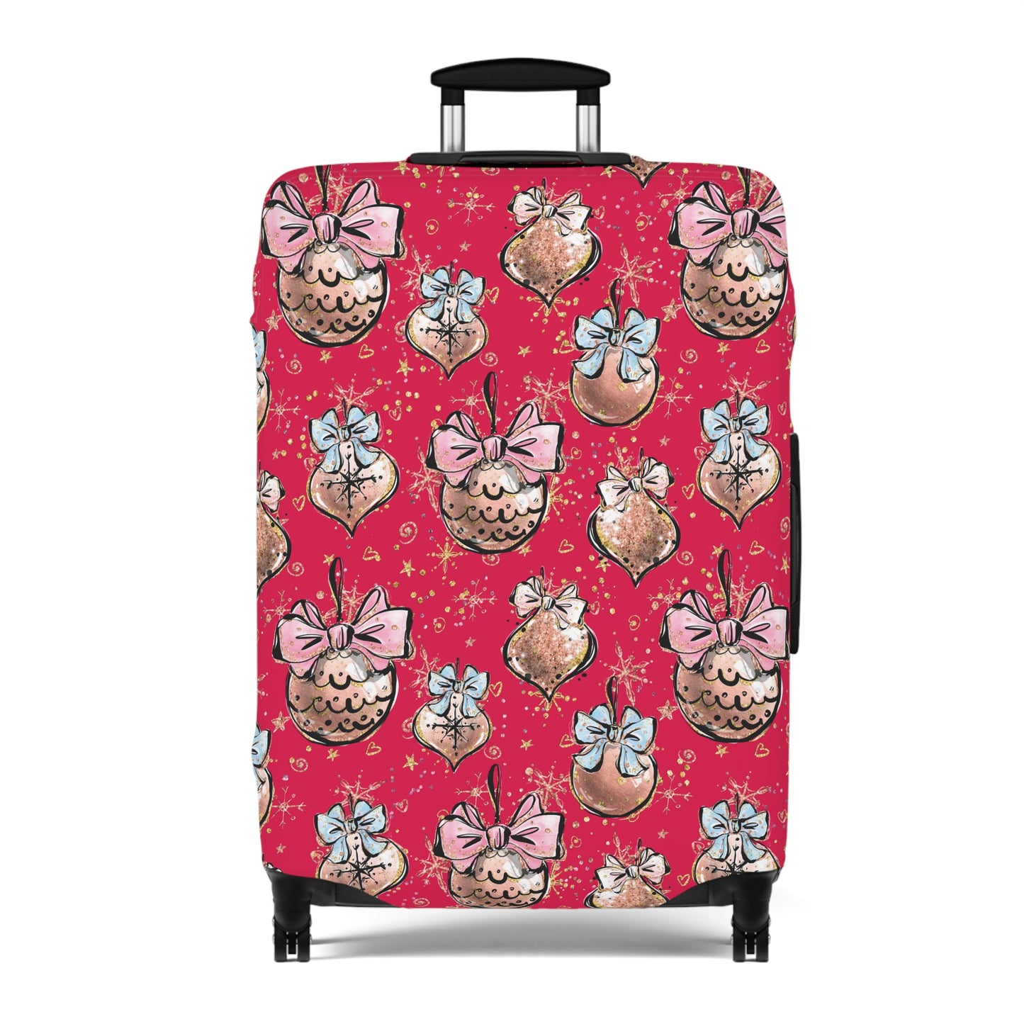 Luggage Cover, Christmas, Baubles