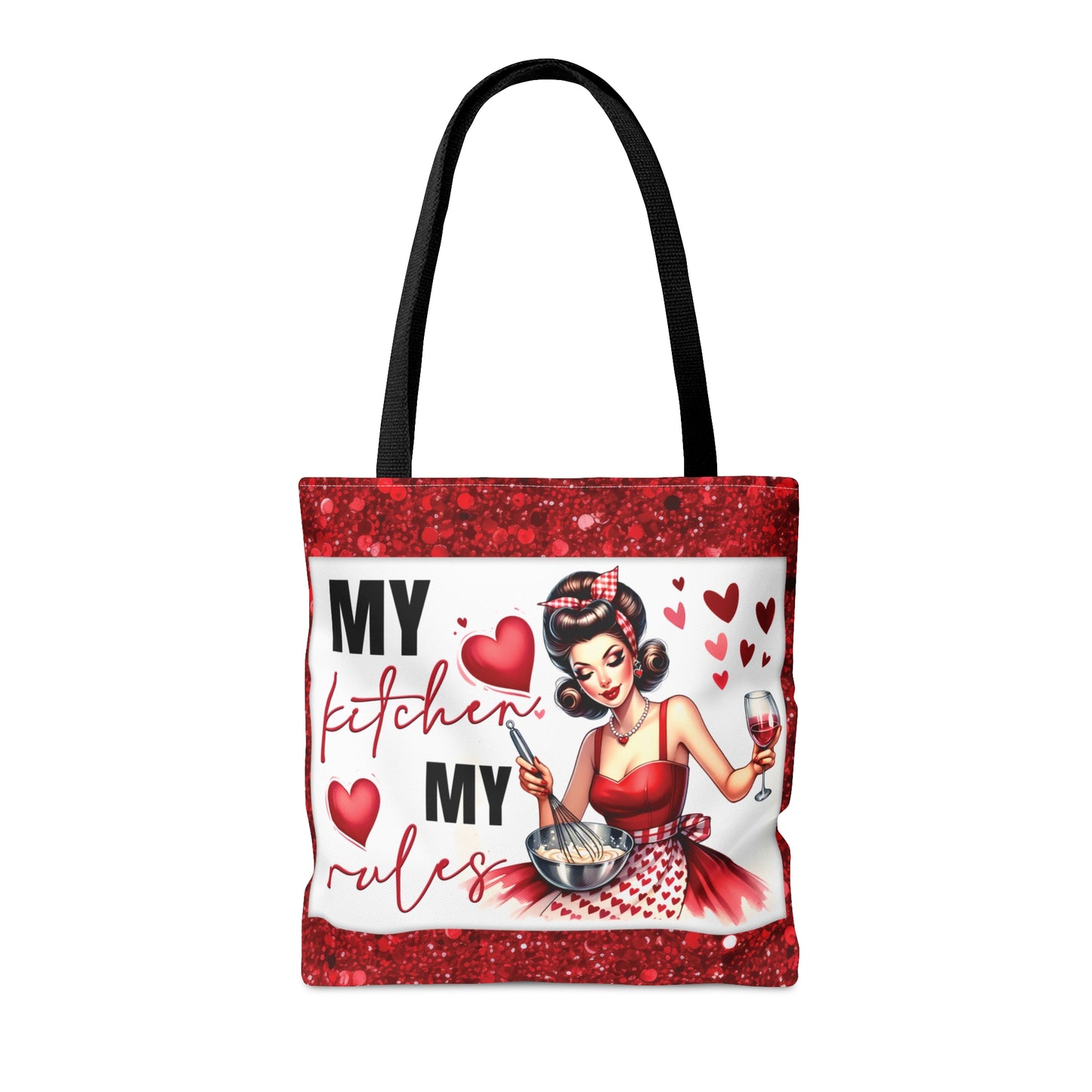 Tote Bag, Retro, My Kitchen My Rules