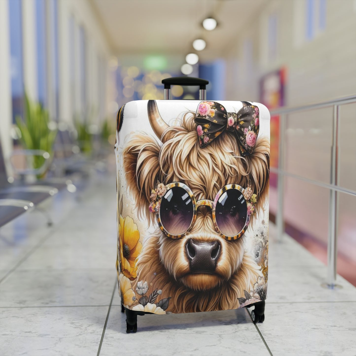 Luggage Cover, Highland Cow, awd-701