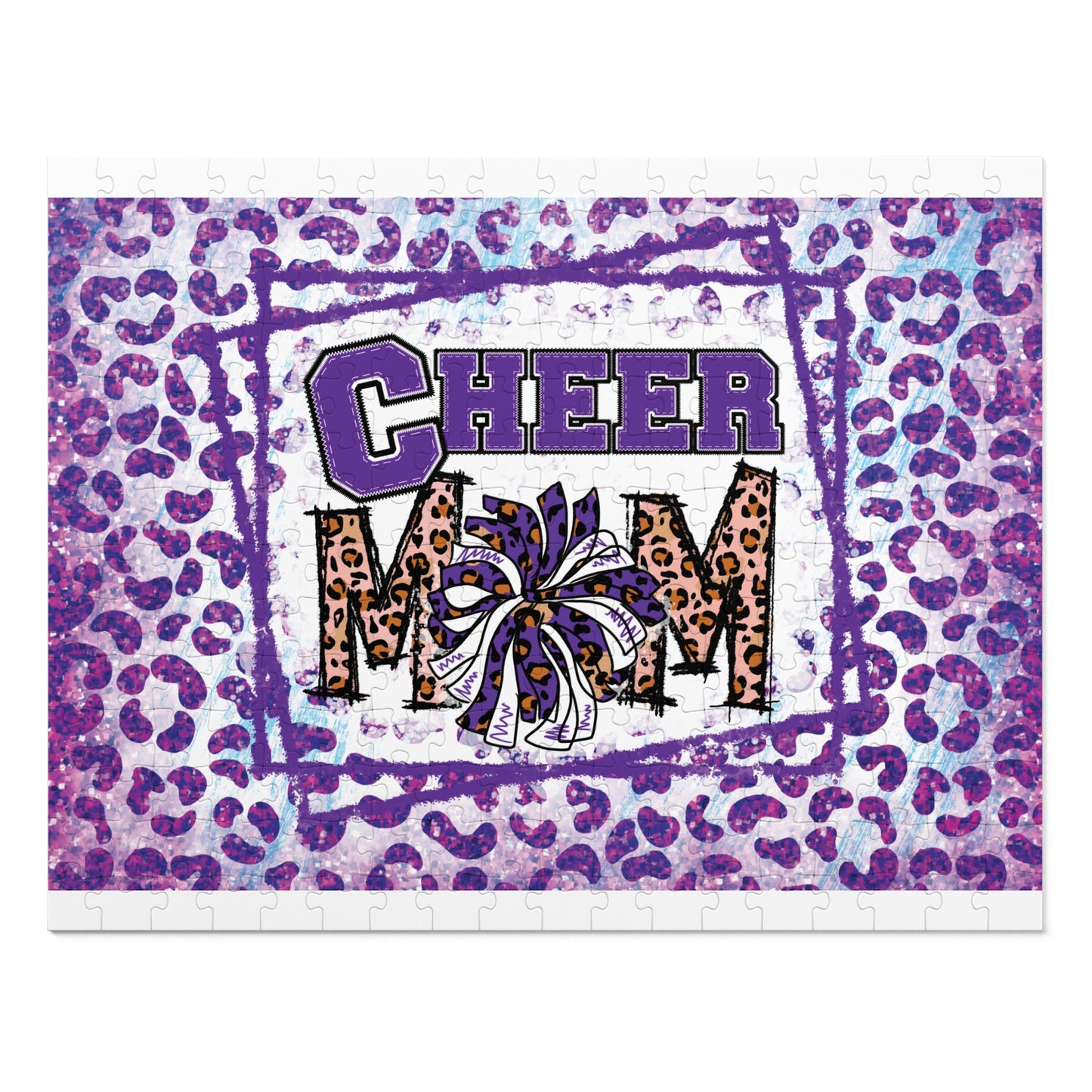 Jigsaw Puzzle, Cheer Mom, Personalised/Non-Personalised (30, 110, 252, 500,1000-Piece)