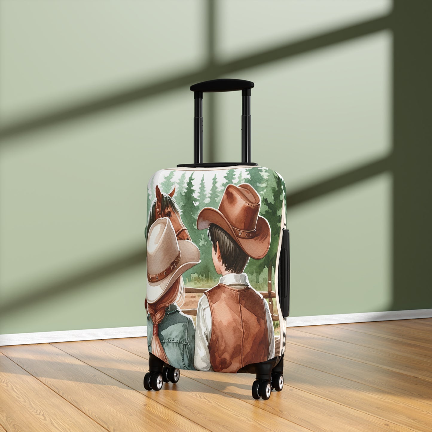 Luggage Cover, Horse, Best friends, awd-1008