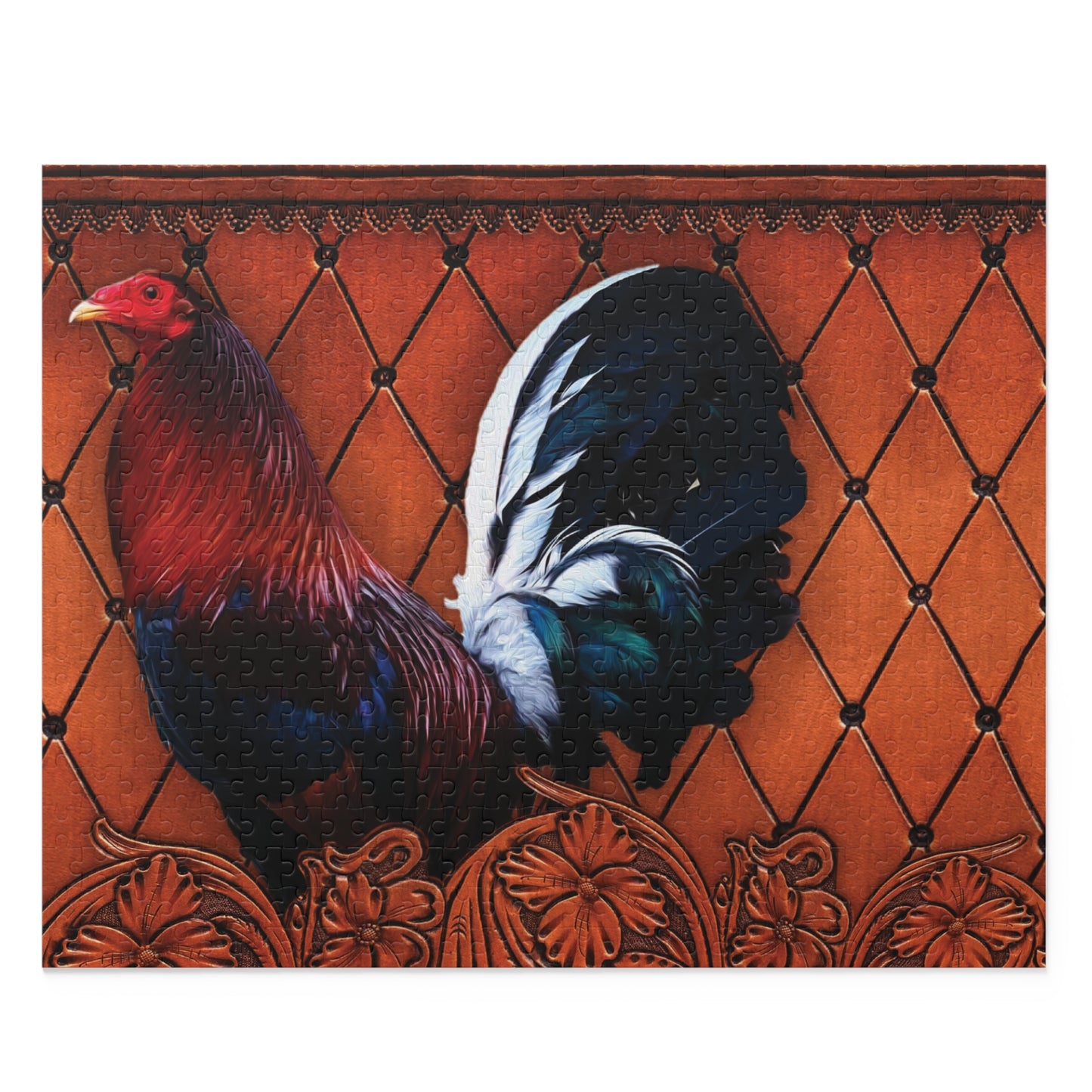 Personalised/Non-Personalised Puzzle, Chicken/Rooster (120, 252, 500-Piece)