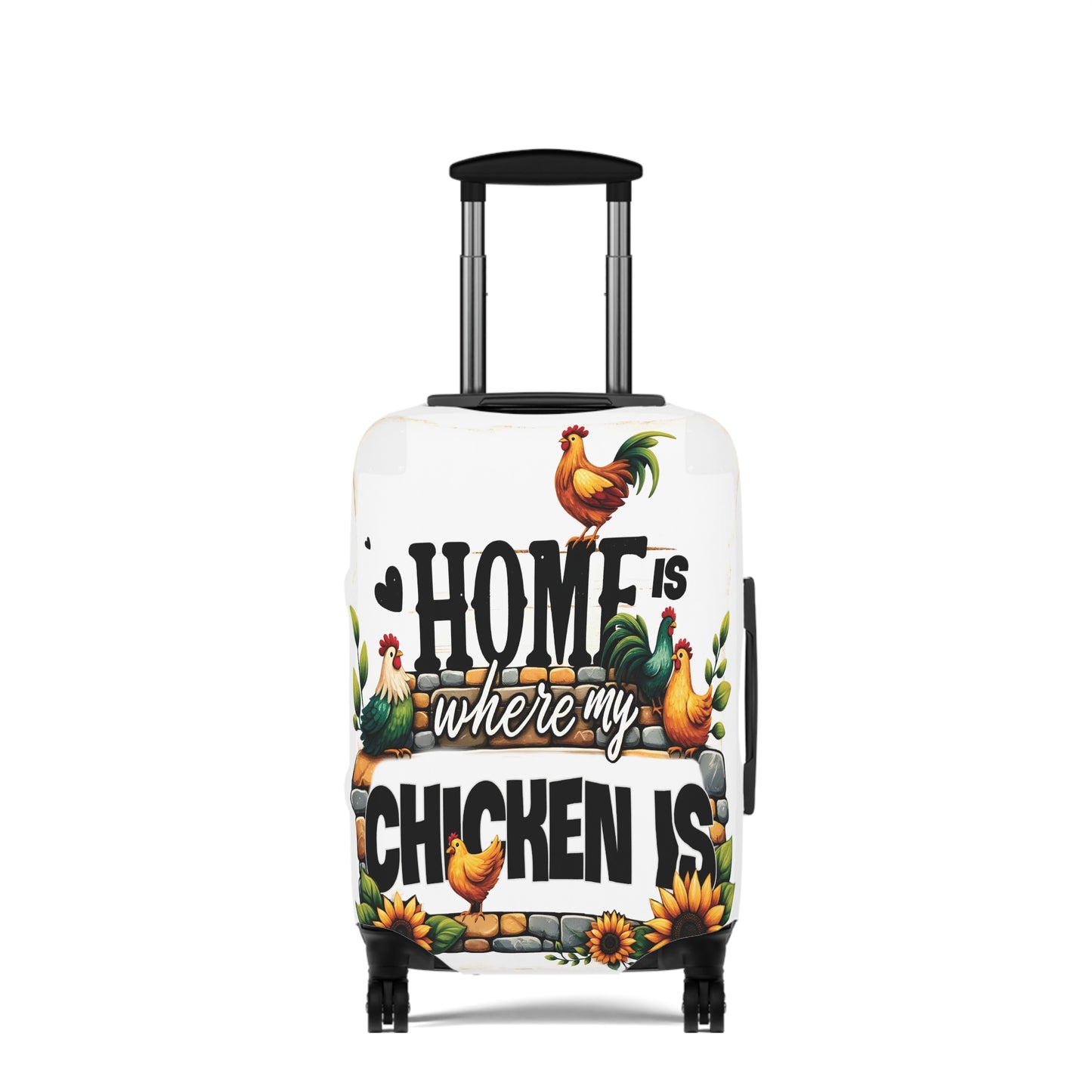 Luggage Cover, Chicken, Home is where my Chicken is, awd-1261