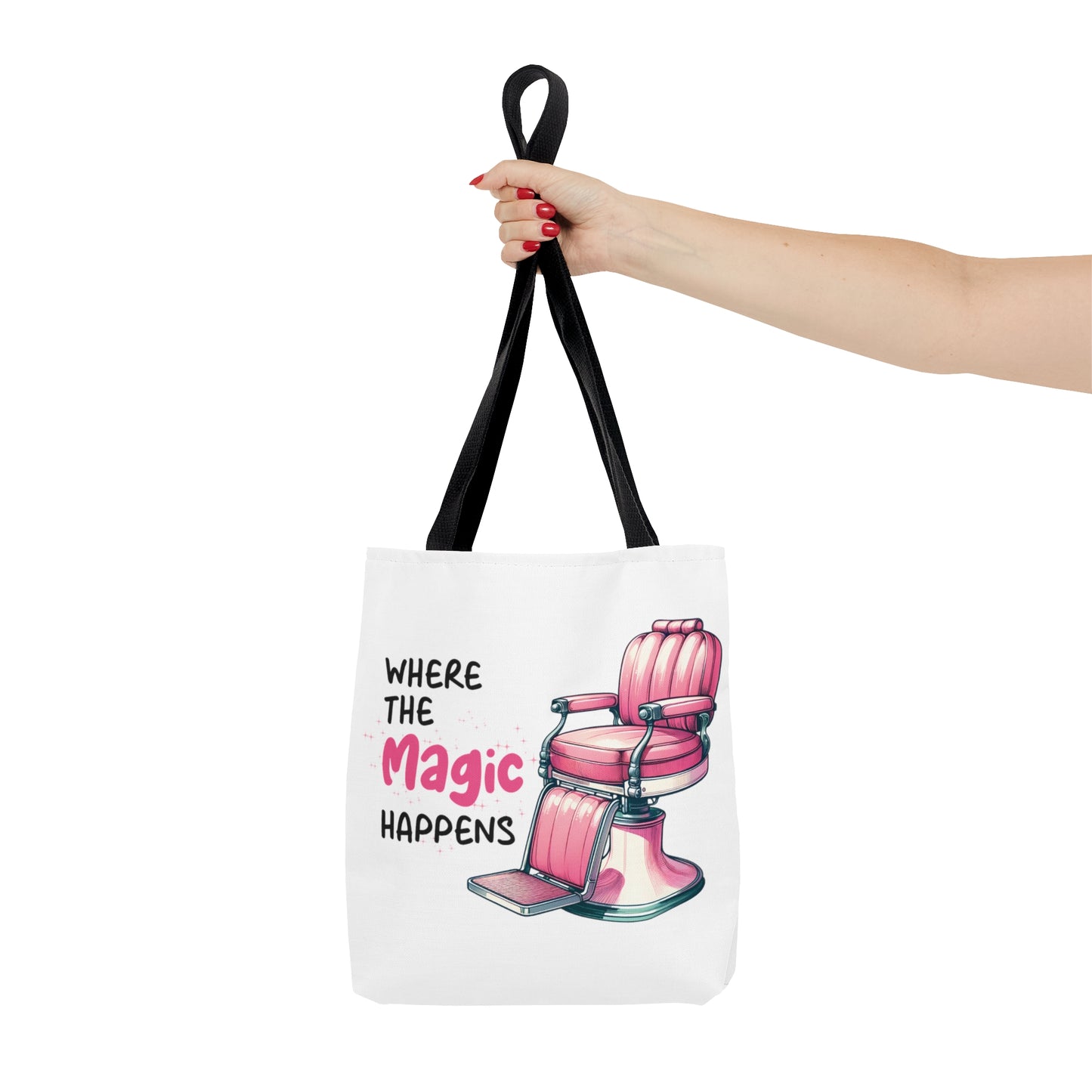 Tote Bag, Hairdresser, Where the Magic Happens, Personalised/Non-Personalised Tote bag