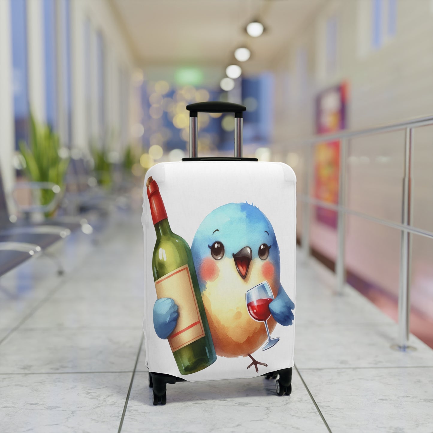 Luggage Cover, Cute Bird, awd-1644