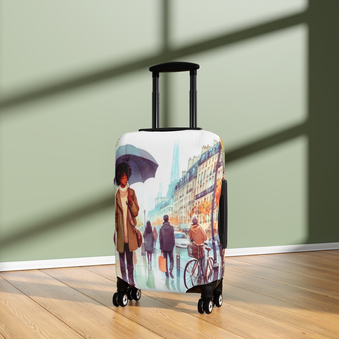 Luggage Cover, Just a Girl Who loves Travelling, awd-2111