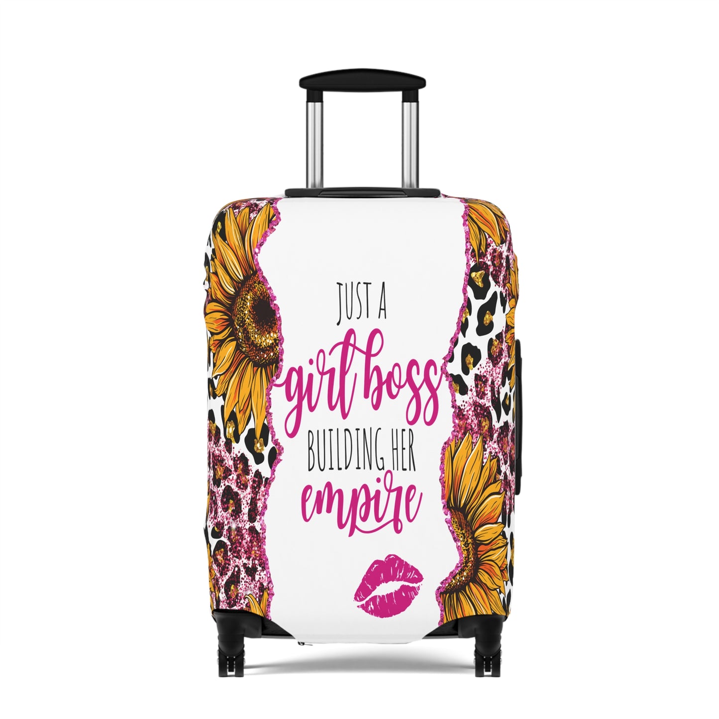 Luggage Cover, Just a Girl Boss building her Empire, awd-1696