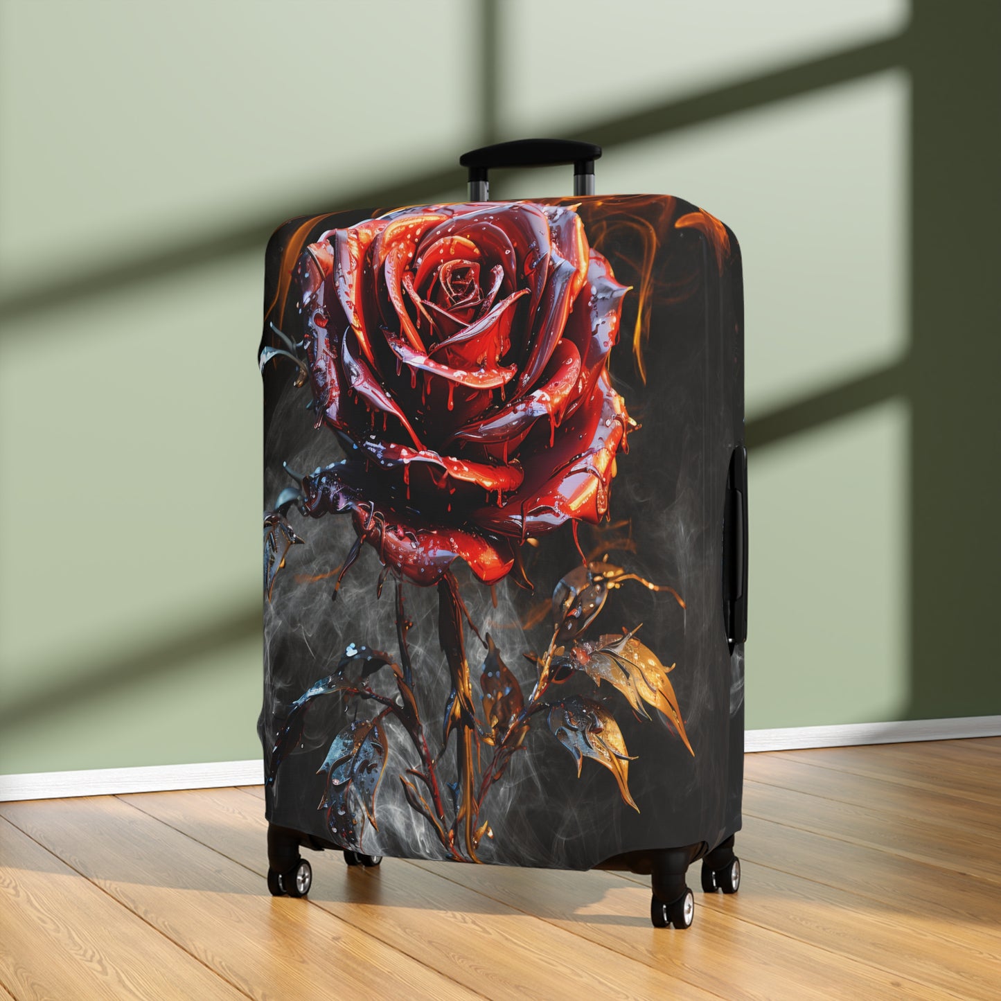 Luggage Cover, Red Rose, awd-3069