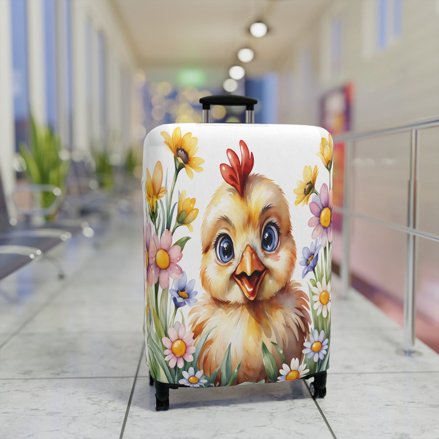 Luggage Cover, Chicken/Rooster, awd-301