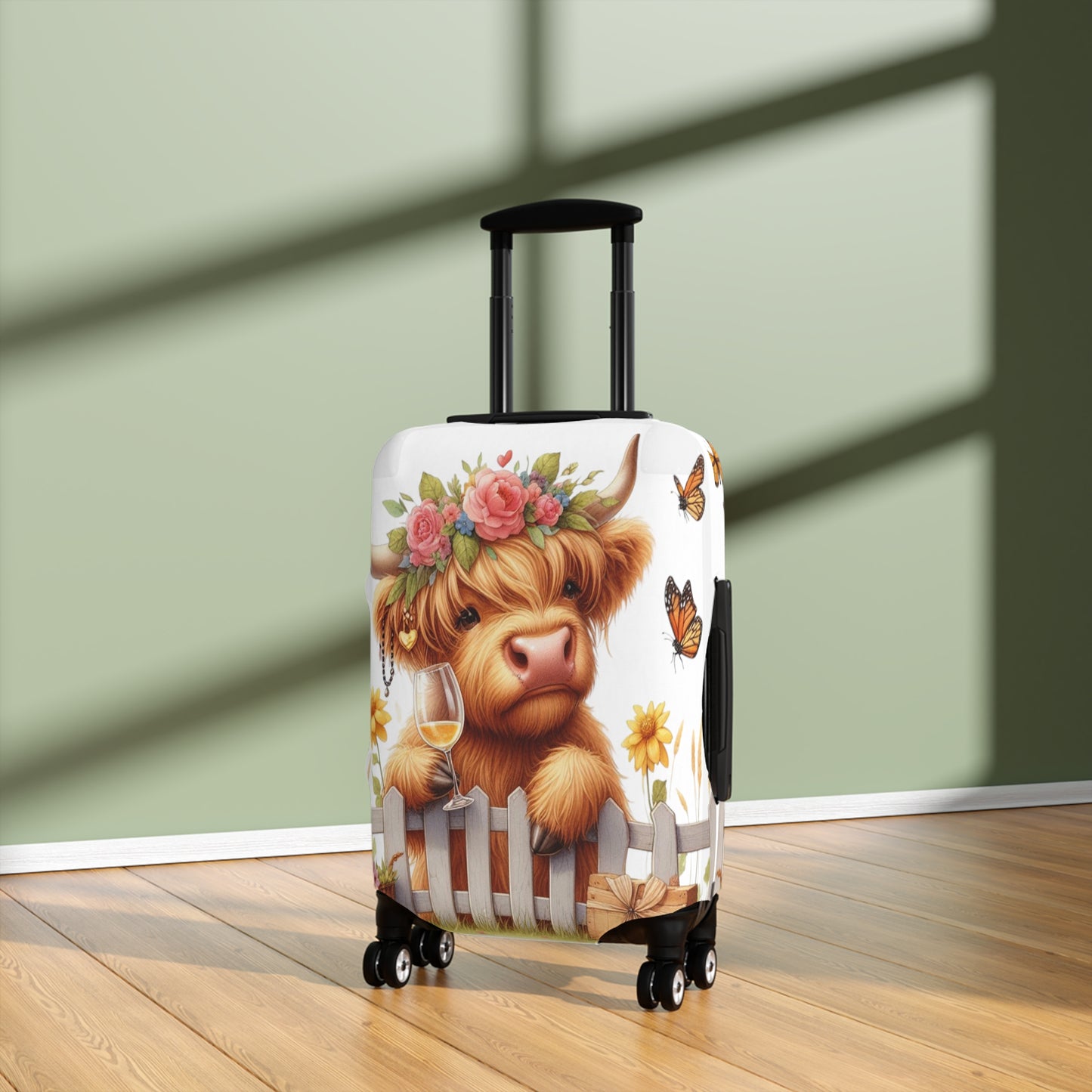 Luggage Cover, Highland Cow, awd-3046