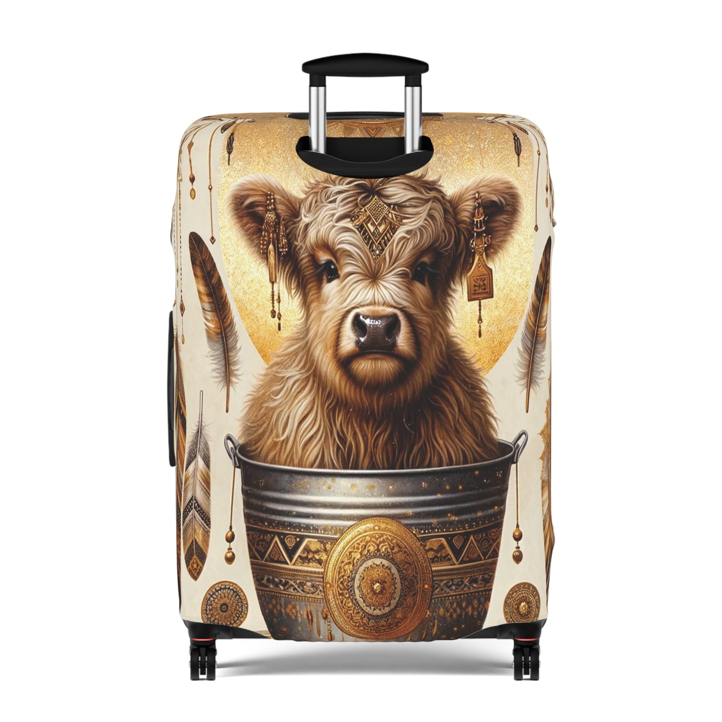 Luggage Cover, Highland Cow, awd-705