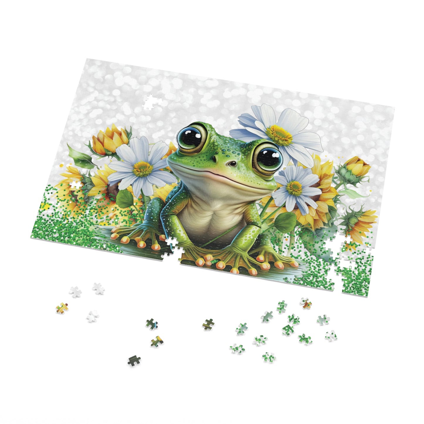 Jigsaw Puzzle, Frog, Personalised/Non-Personalised (30, 110, 252, 500,1000-Piece)