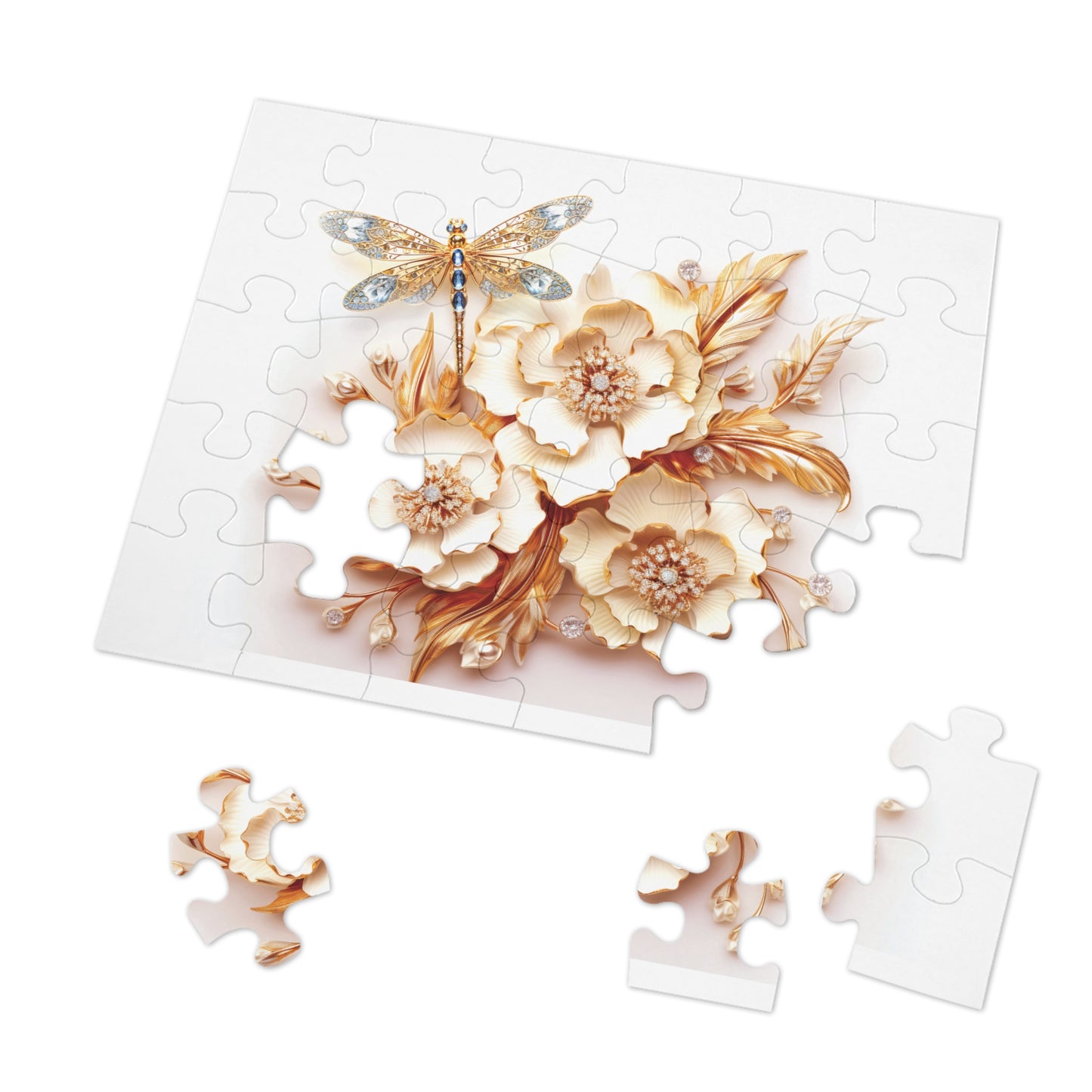 Jigsaw Puzzle, Floral, Personalised/Non-Personalised (30, 110, 252, 500,1000-Piece)