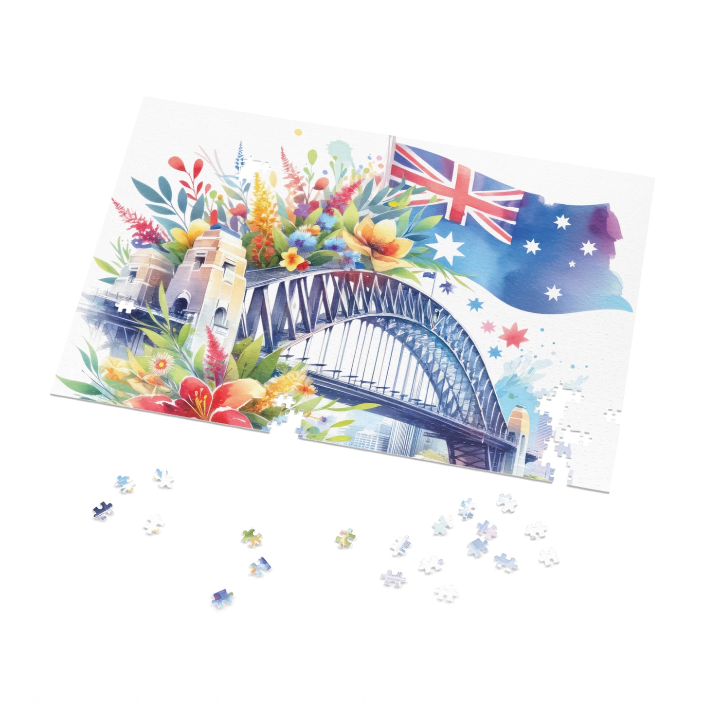 Jigsaw Puzzle, Sydney Harbour Bridge, Australia, Personalised/Non-Personalised (30, 110, 252, 500,1000-Piece)