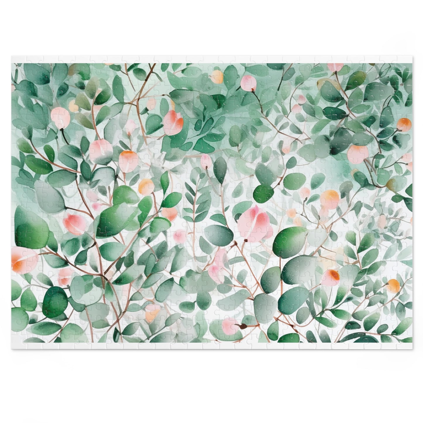 Jigsaw Puzzle, Eucalyptus Leaves, Personalised/Non-Personalised (30, 110, 252, 500,1000-Piece)