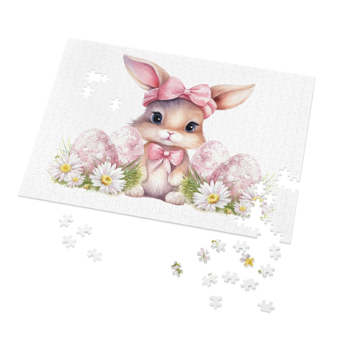 Jigsaw Puzzle, Easter, Easter Rabbit, Personalised/Non-Personalised (30, 110, 252, 500,1000-Piece)