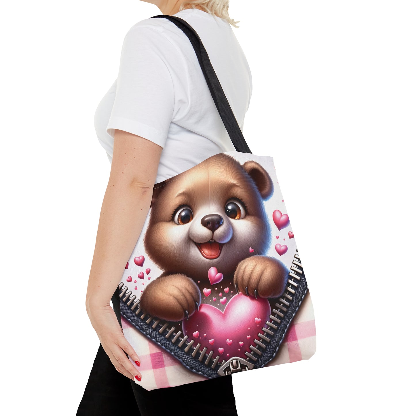 Tote Bag, Bear, Personalised/Non-Personalised Tote bag